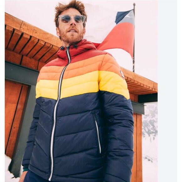 NWT Marine Layer Retro Portillo Down Puffer Jacket Men's Large MSRP$248 - Picture 3 of 16